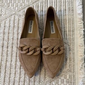 Steve Madden Brown Chain Loafers